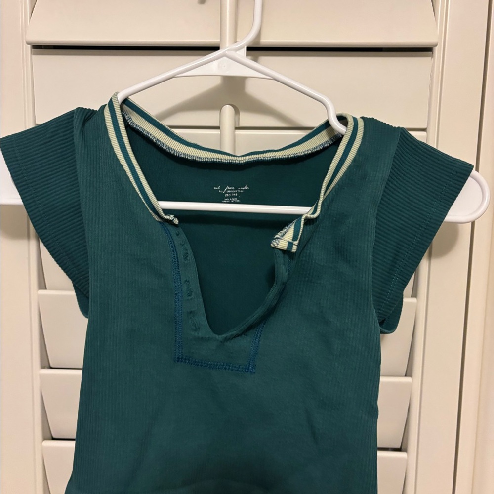 Urban Outfitters Blue Crop Top